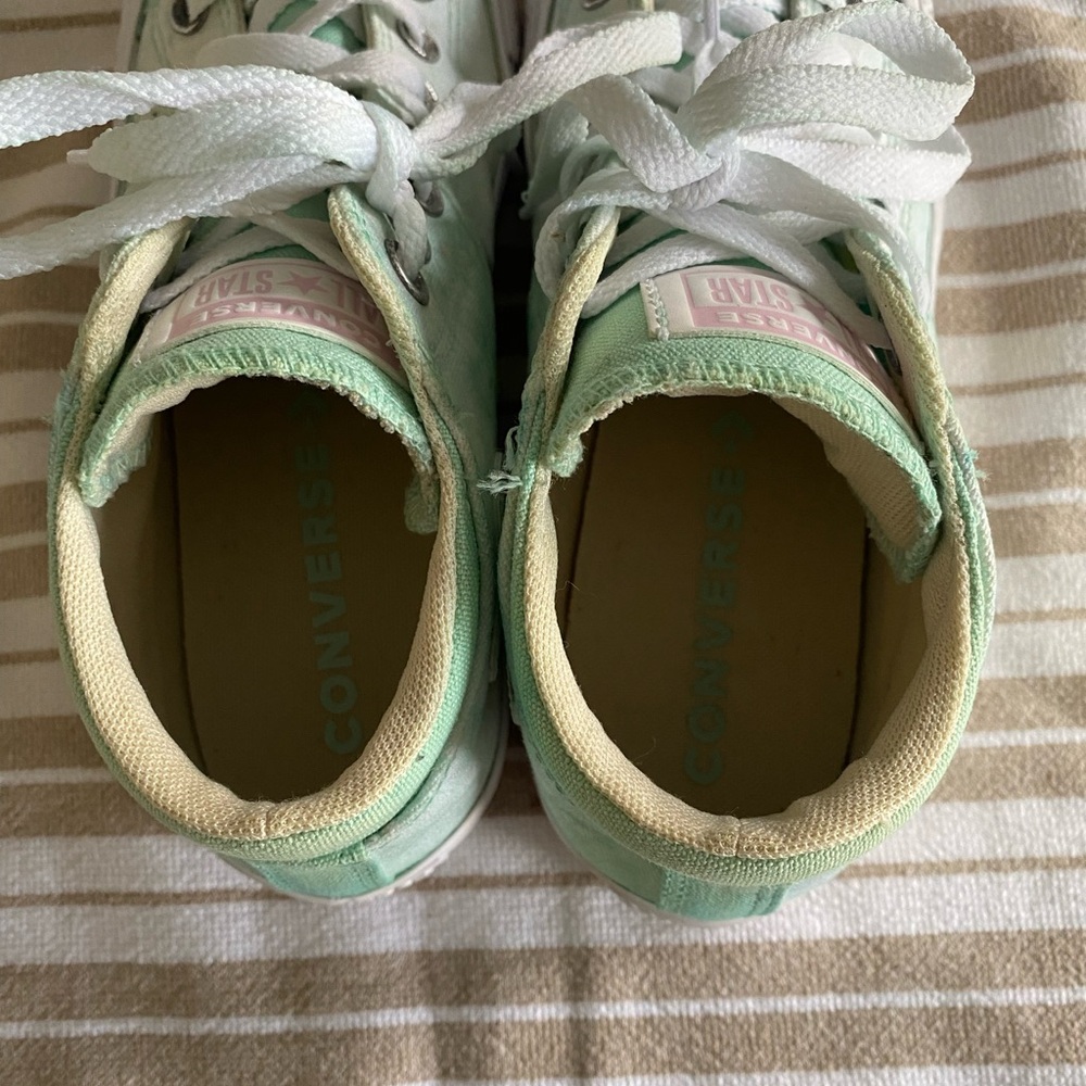 Converse Mint Green All Star Sneakers - Picture 5 of 9